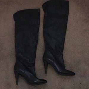 Black OTK leather boots